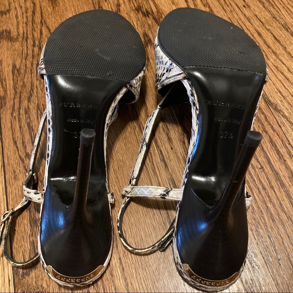 Burberry Python Stilettos - image 7
